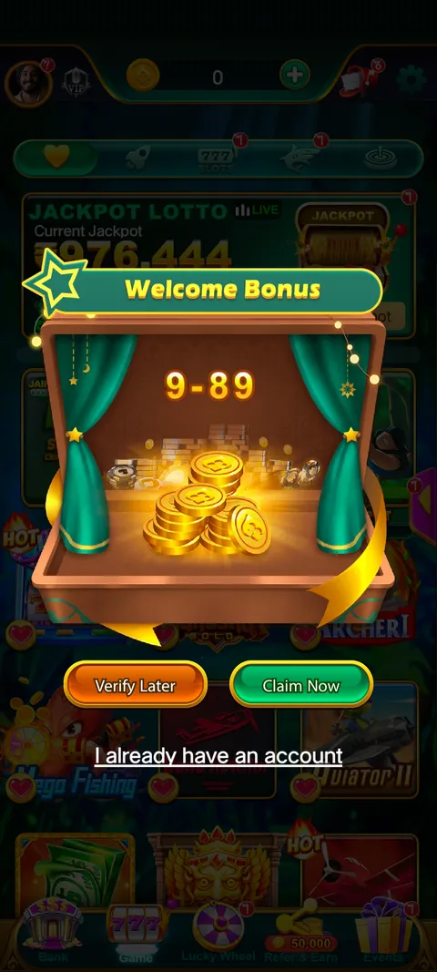 Jaiho rummy login page screenshot