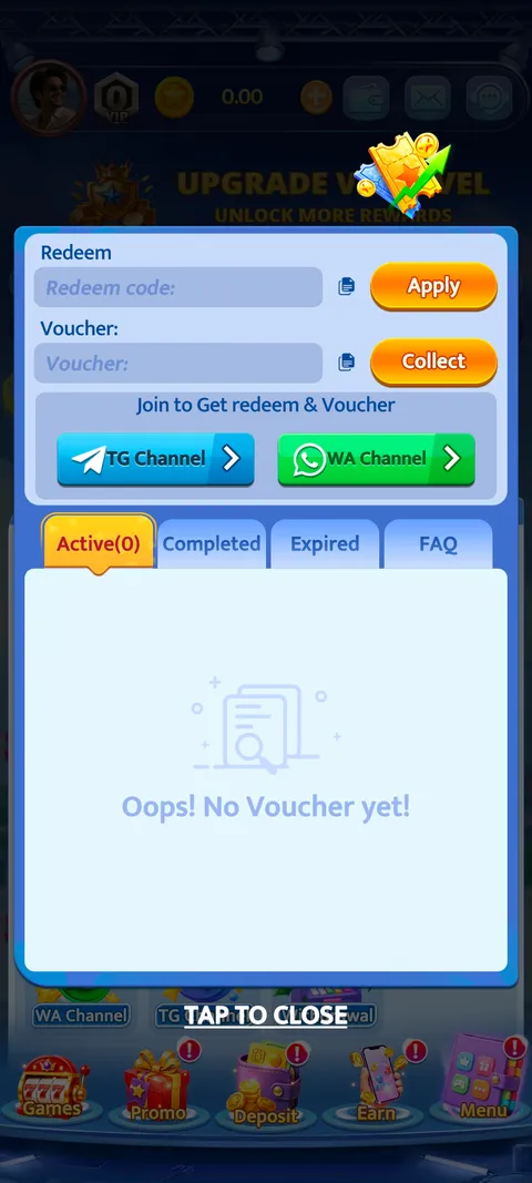 SVIP777 promo code section screenshot